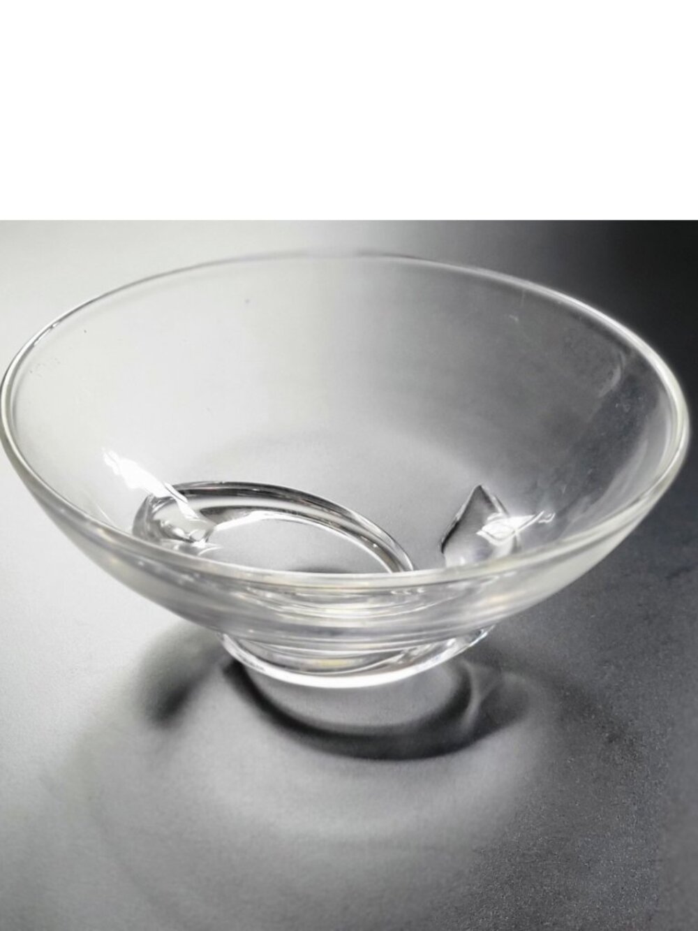 Steuben Spiral Bowl 7" Art Glass Dish #8060 by Donald Pollard vntg 1954 * AS IS*